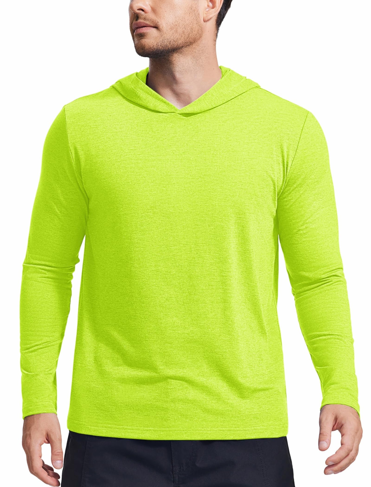 Men's Lightweight Long-Sleeve Pullover Hoodie