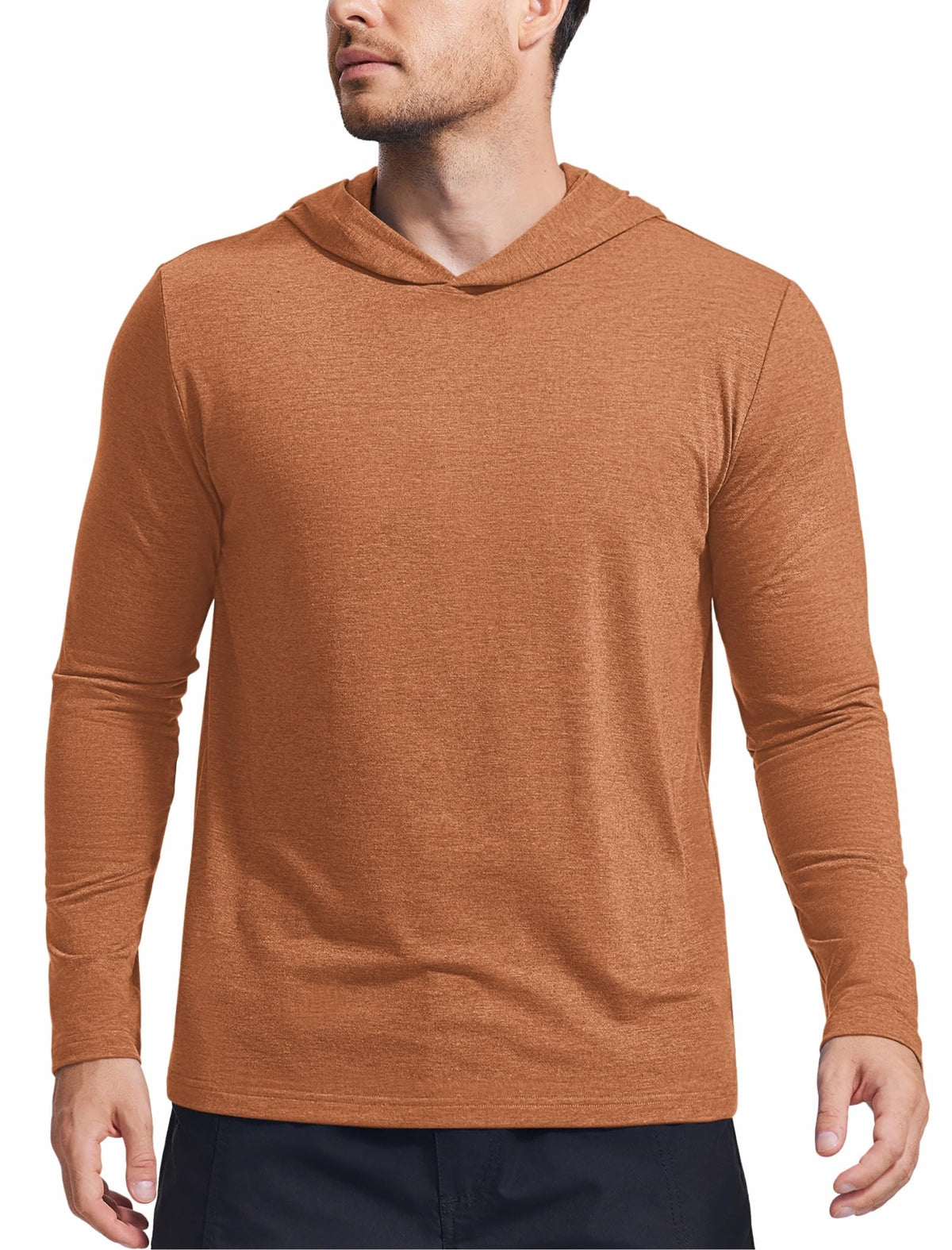 Men's Lightweight Long-Sleeve Pullover Hoodie