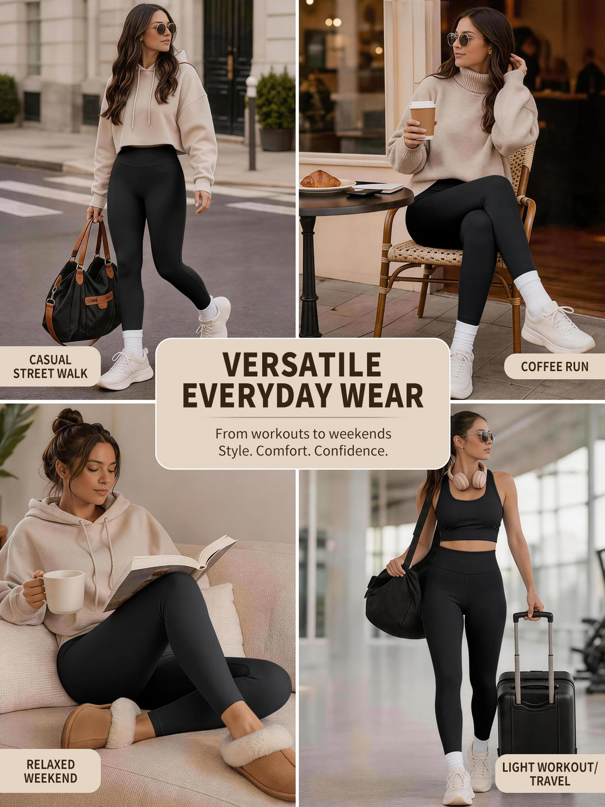 Women's High-Waist Buttery-Soft Full-Length Yoga Leggings