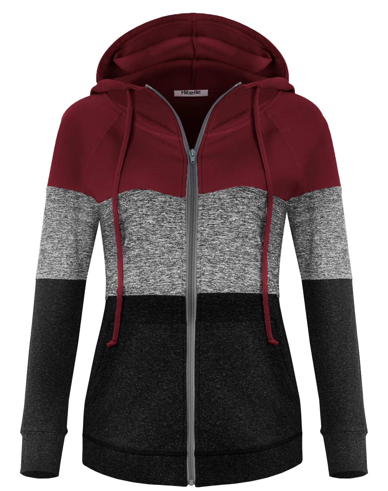 Women's Full-Zip Fleece-Lined Hoodie with Secure Pockets