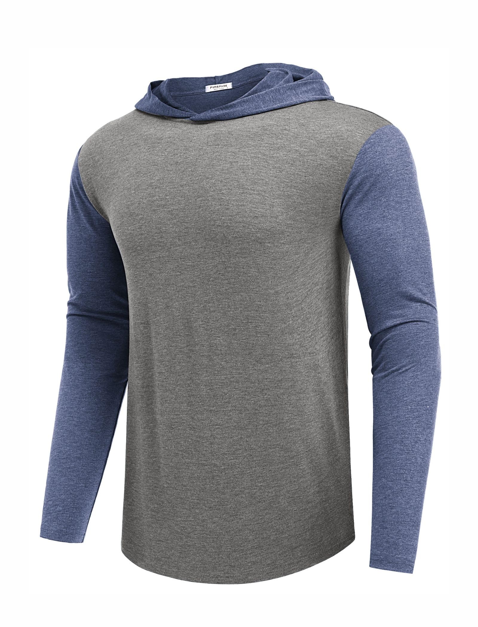 Men's Lightweight Long-Sleeve Pullover Hoodie