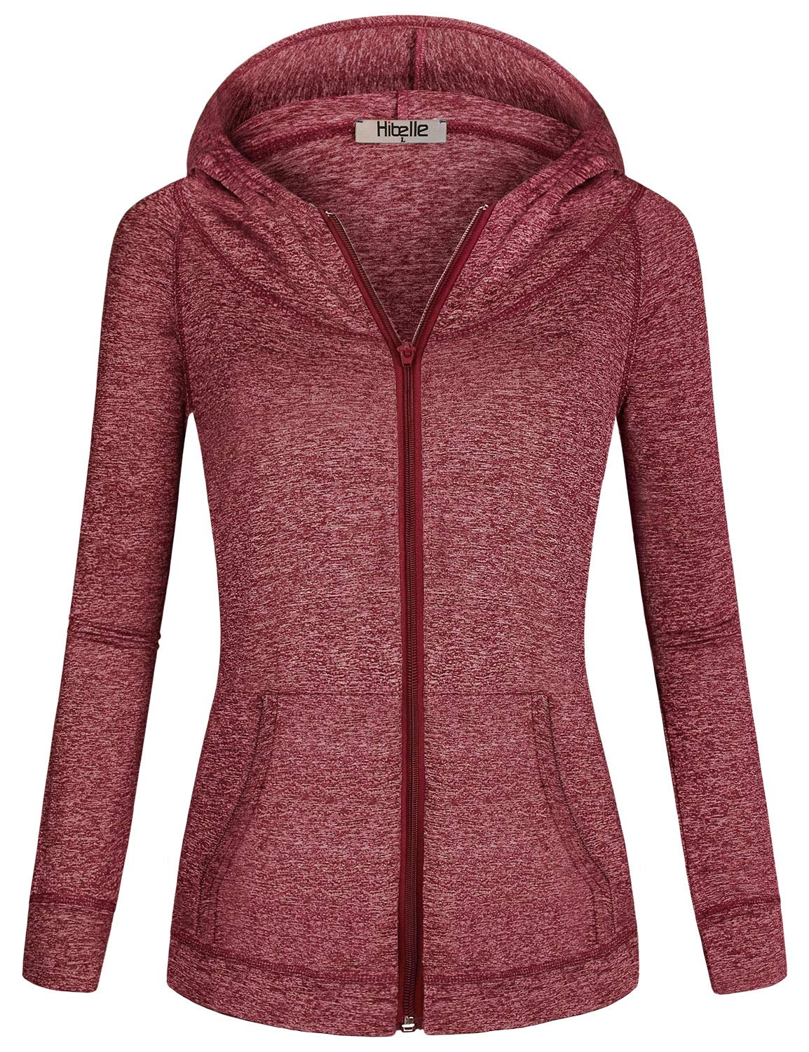 Women's Full-Zip Fleece-Lined Hoodie with Secure Pockets