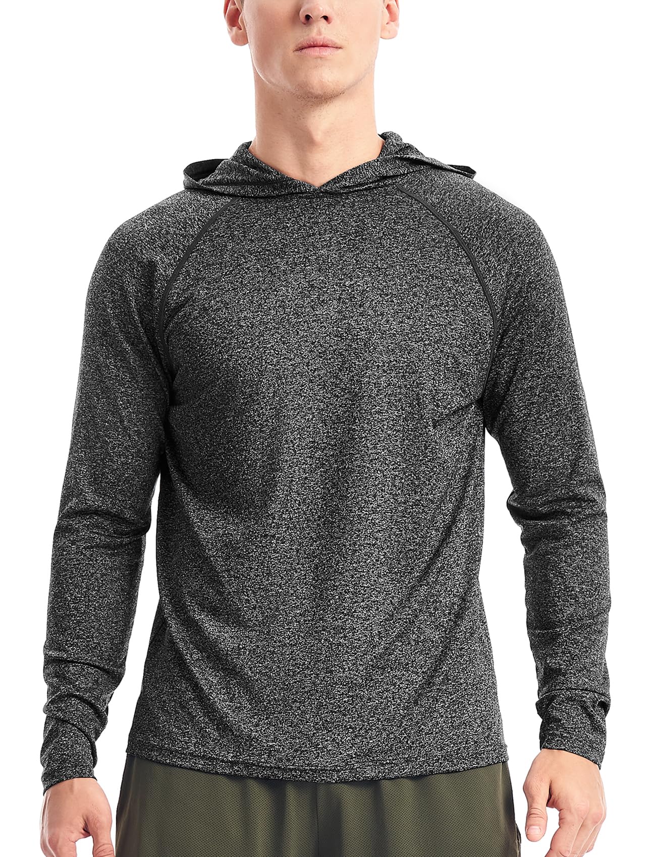 Men's Lightweight Athletic Long-Sleeve Hoodie