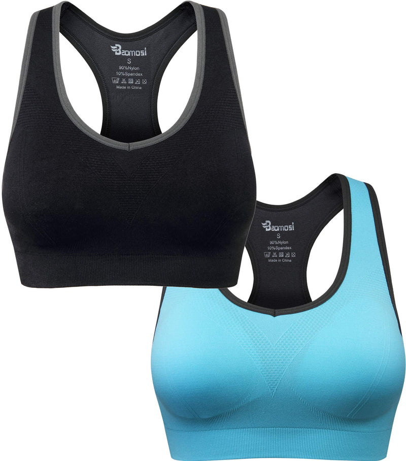 Women's Seamless Racerback High-Impact Sports Bra