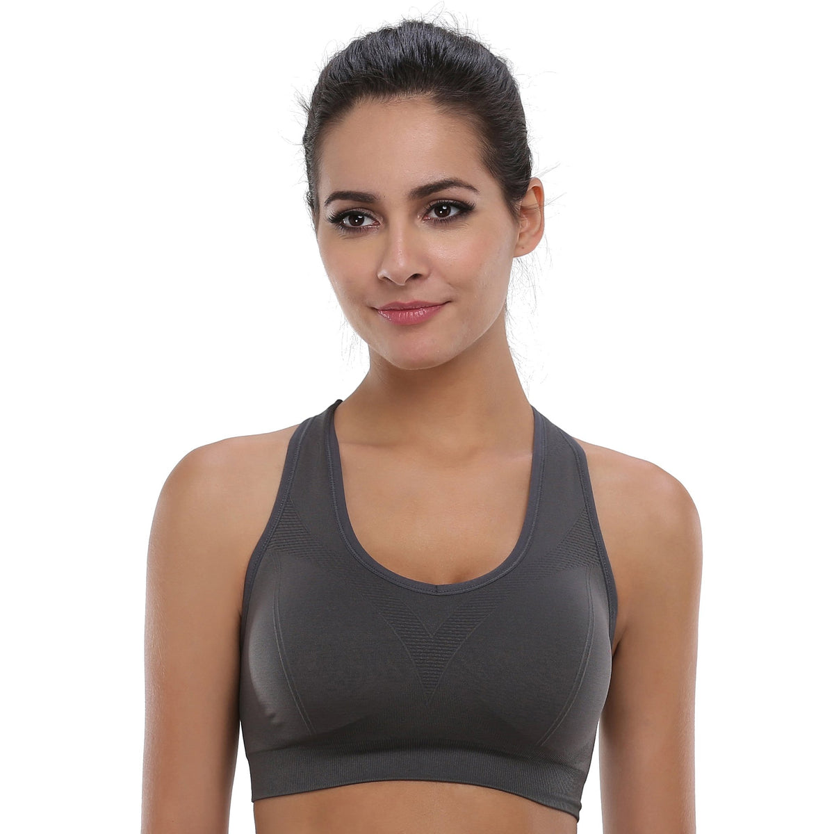 Women's Seamless Racerback High-Impact Sports Bra