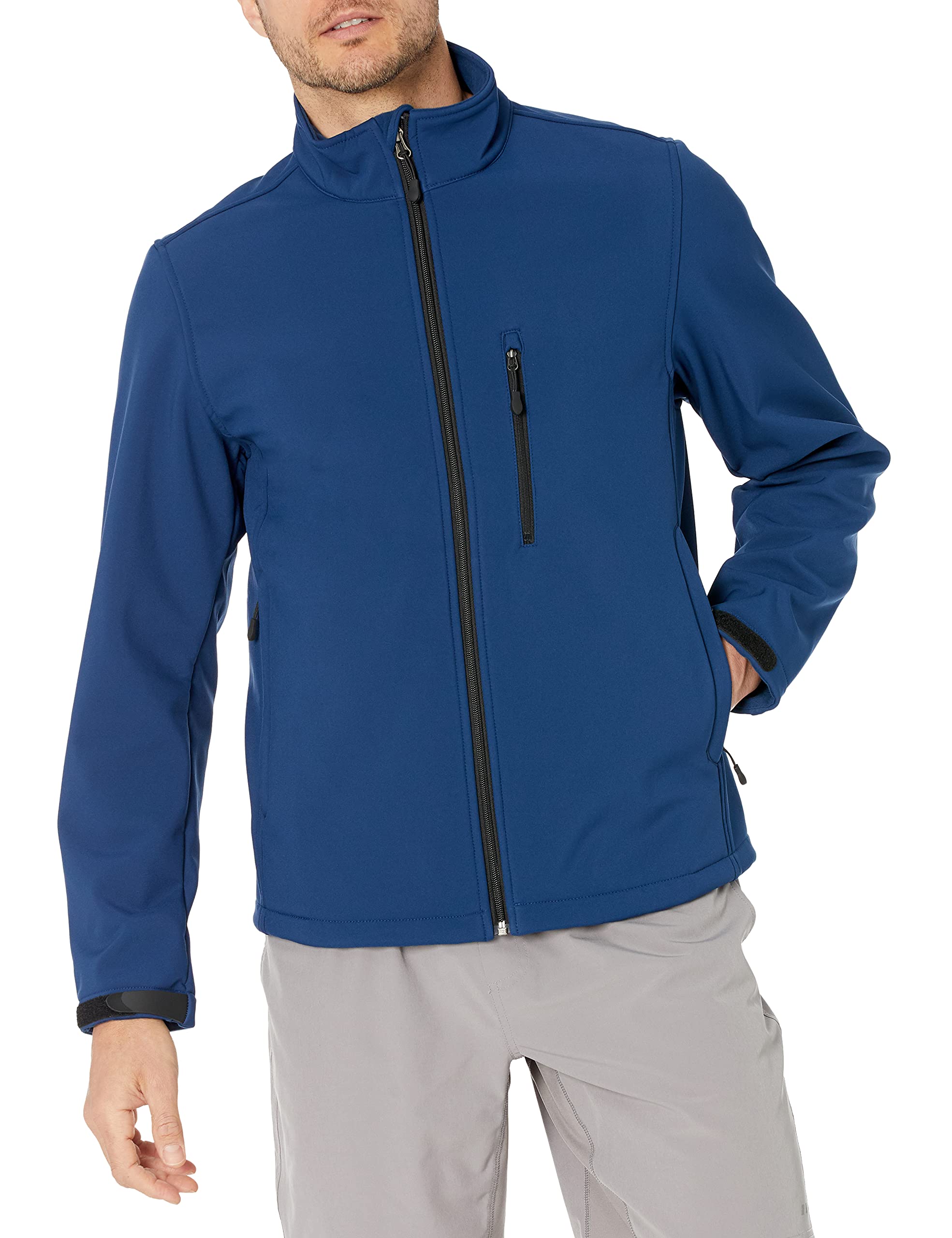Men's Water-Resistant Softshell Jacket for Outdoor Use