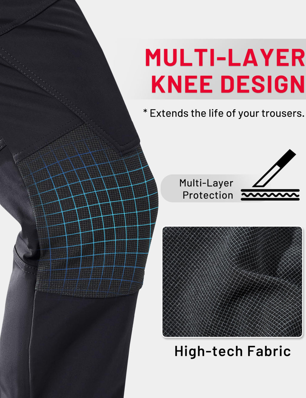 Men's Insulated Fleece-Lined Water-Resistant Hiking Pants