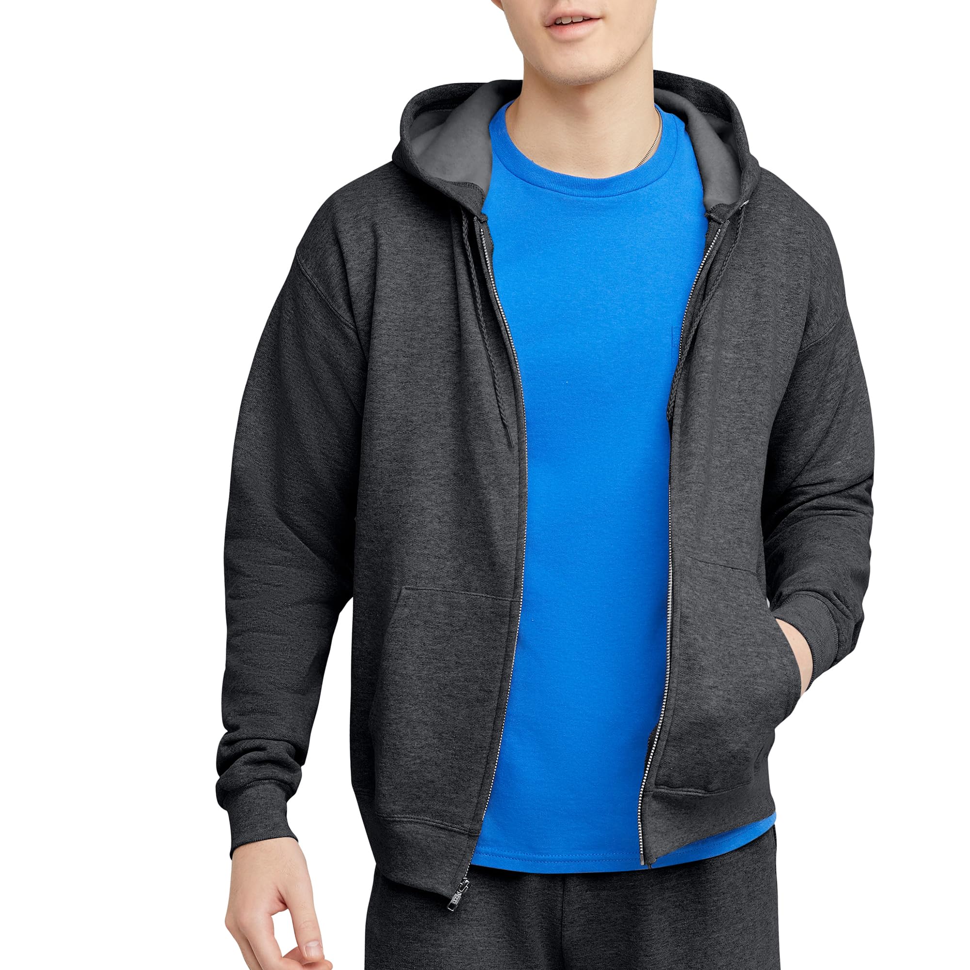 Men's EcoSmart Full-Zip Fleece Hoodie Sweatshirt