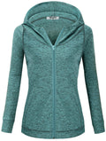 Women's Full-Zip Fleece-Lined Hoodie with Secure Pockets